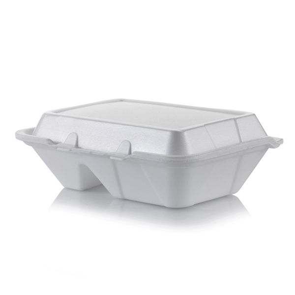 Caja alimento con división